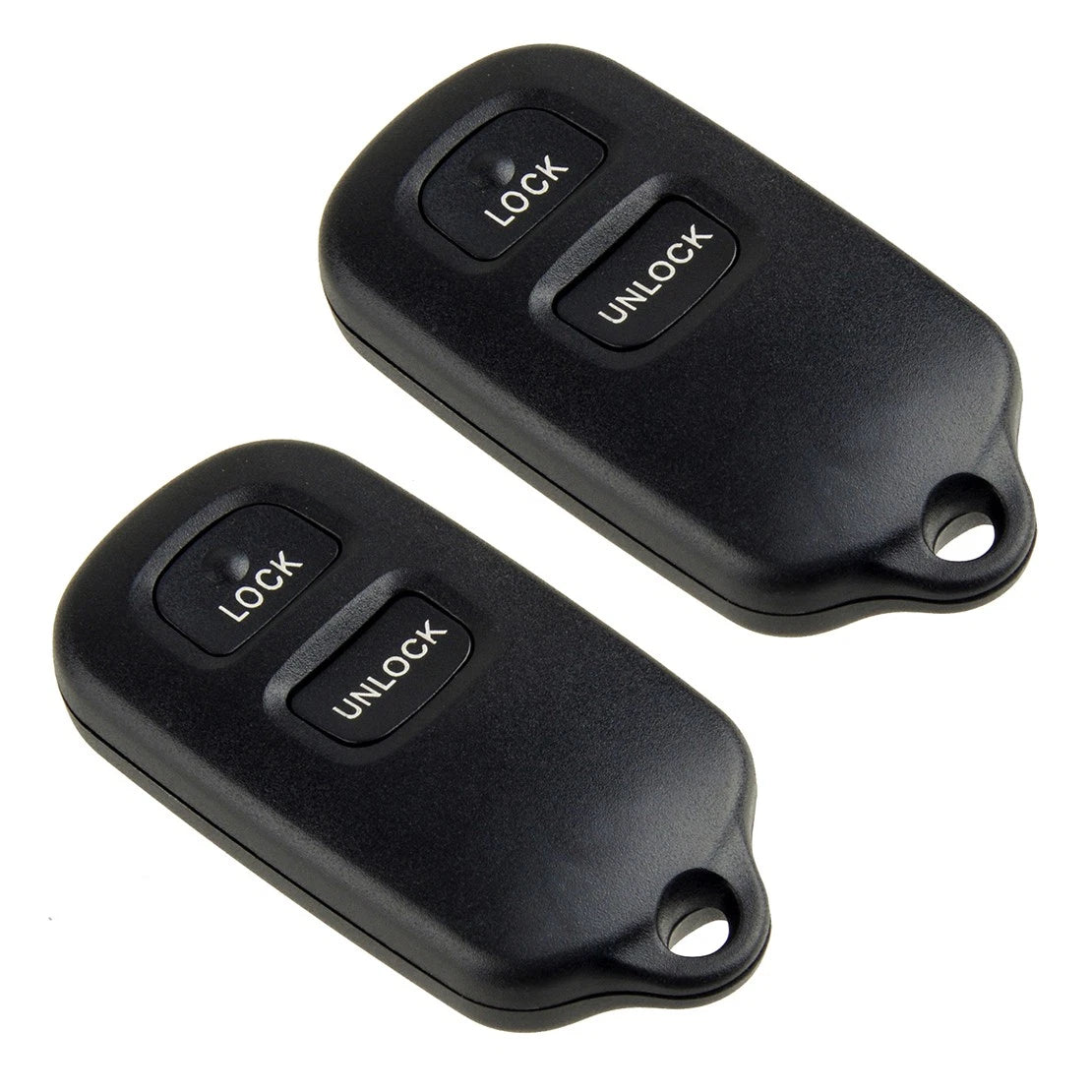 2 x Key Shell Case Cover for Toyota Camry, Yaris, 4Runner, Corolla, RAV4