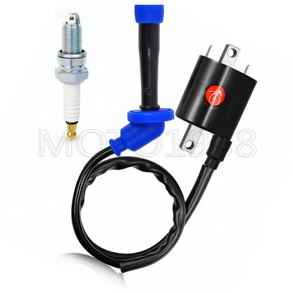 Ignition Coil Spark Plug for Yamaha V Star 650 XVS650 Classic Silverado 98-16