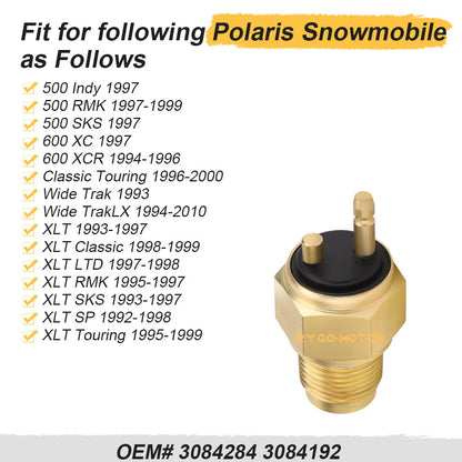 Fan Heat Temperature Sensor Switch 2x for Polaris Scrambler 400