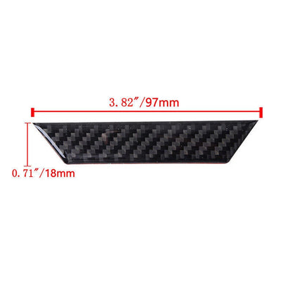 Carbon Fiber Console Storage Box Trim Sticker for Honda Civic 10th Gen (2016-2020)