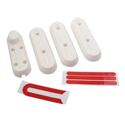 Decorative Shine Strip U/I Shaped Front & Rear Wheel Covers for XIAOMI MIJIA M365