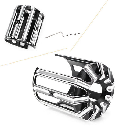 Black Aluminum Oil Filter Cover Cap Trim for Harley Twin Cam Dyna (2000-2017)
