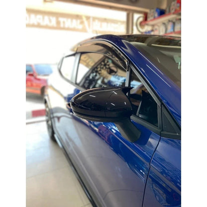 2 Piece Gloss Black Side View Mirror Covers for Renault Clio Mk5 (2019-2023)