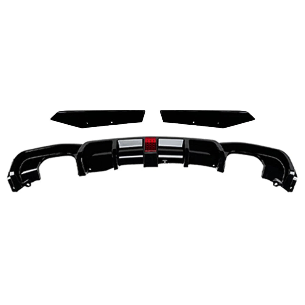 3PCS Rear Bumper Splitter Spoiler Lip for BMW 3-Series F30 F31 F35 M-Sport (12-19)