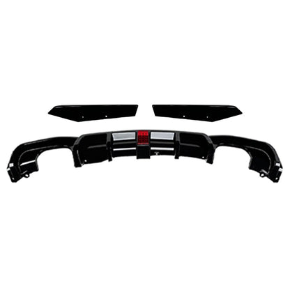 3PCS Rear Bumper Splitter Spoiler Lip for BMW 3-Series F30 F31 F35 M-Sport (12-19)
