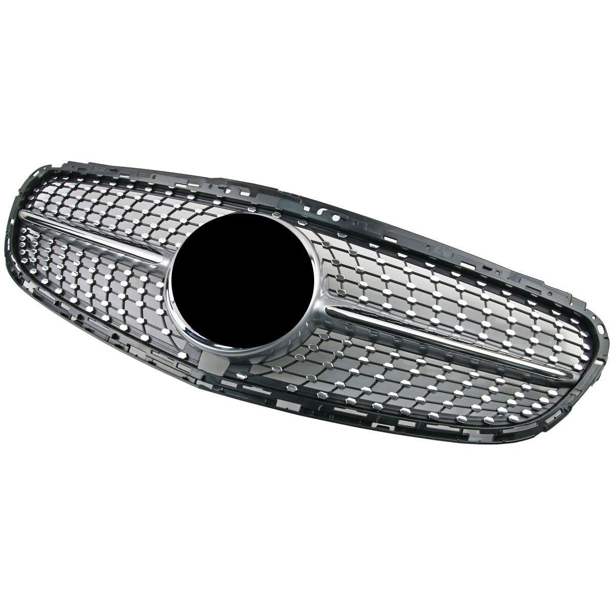 Silver Diamond Grille for Mercedes Benz W212 E-Class E180 E200 E300 (2013-2016)