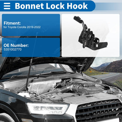 Hood Latch Assembly for Toyota Corolla (2019-2022)