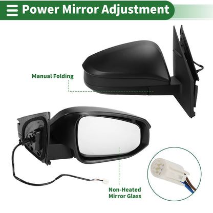 Right Side Door Mirror for Toyota RAV4 (2013–2015)