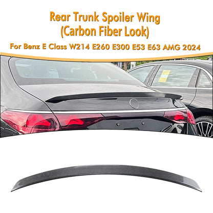 Rear Spoiler Lip for Benz E Class W214 E260 E300 E53 E63 AMG (2024-)