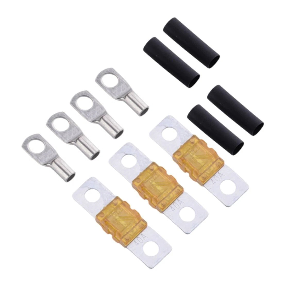 40A Fuse Kit with Holder & Fuses for Battery Charger Terminal Tube