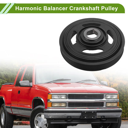 Harmonic Balancer Crankshaft Pulley for Honda Accord (2008-2012) Black