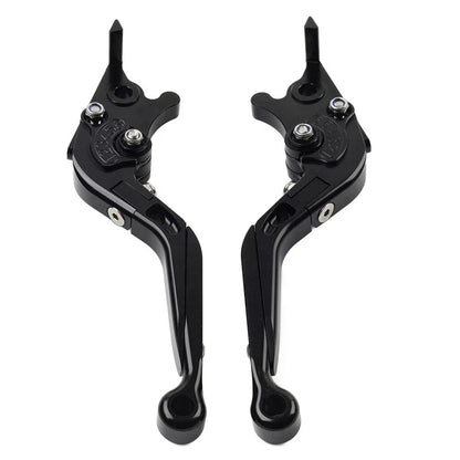 Extendable Brake Clutch Levers for Kawasaki Z1000 ZX6R  Black (2007-2018)