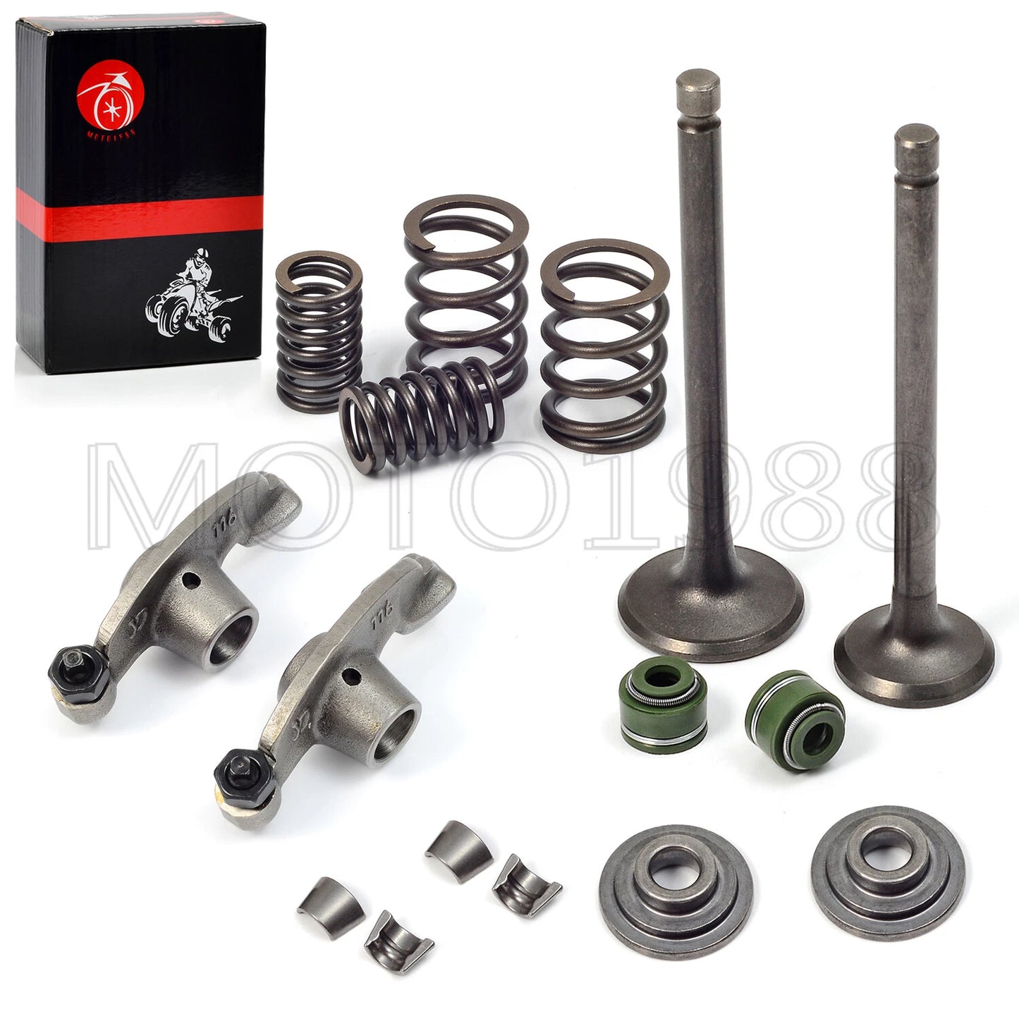 Arm Rocker and Intake Exhaust Valves for Honda CRF80F/CRF100F/XL100S/XL80S/XL75