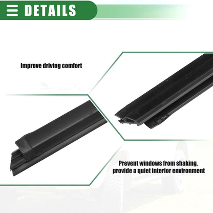 Car Window Weatherstrip Trim Seal Belt for Toyota (Fits Various Models)