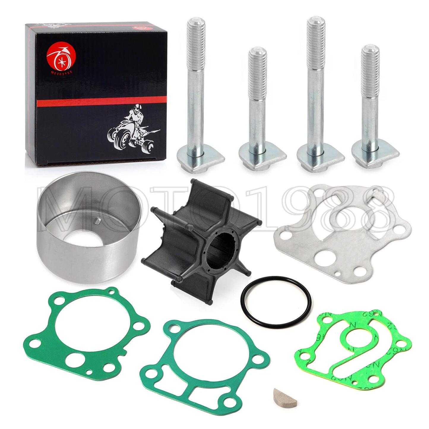 2-Str Impeller Kit Water Pump for Yamaha Outboard (1996–2012)