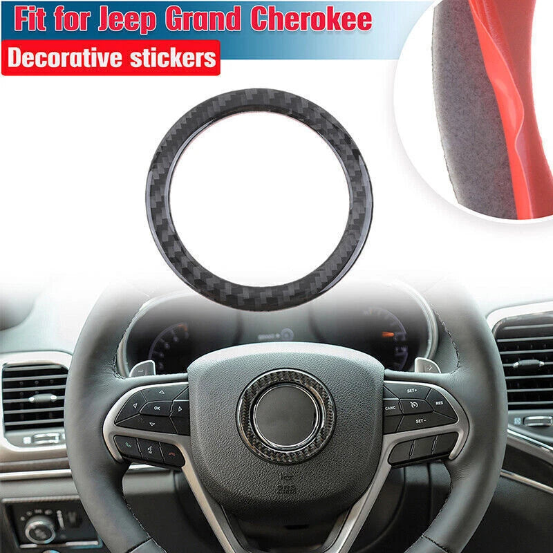 Real Carbon Fiber Interior Decorative Cover for Jeep Grand Cherokee (2016-2021)