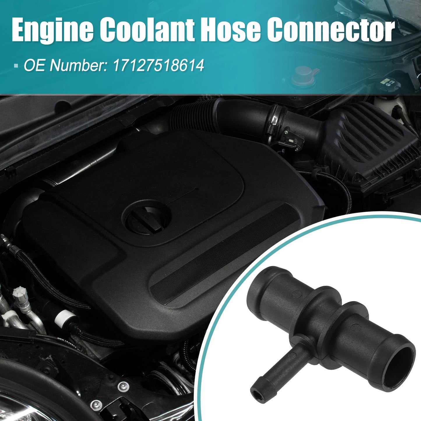Engine Coolant Hose Connector for BMW MINI Cooper R53 R52 (2002-2008)