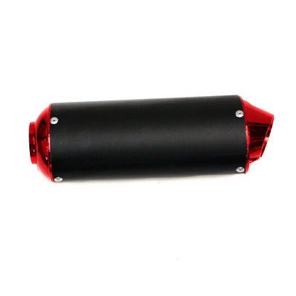 38mm RED Alloy Exhaust Muffler + Clamp for 125cc 140cc 150cc PIT PRO Dirt Bike