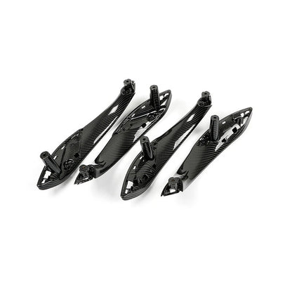 Carbon Style Door Handle Knob Kits Fit For BMW F30 F32 F34 Series 3 4 2013-2018