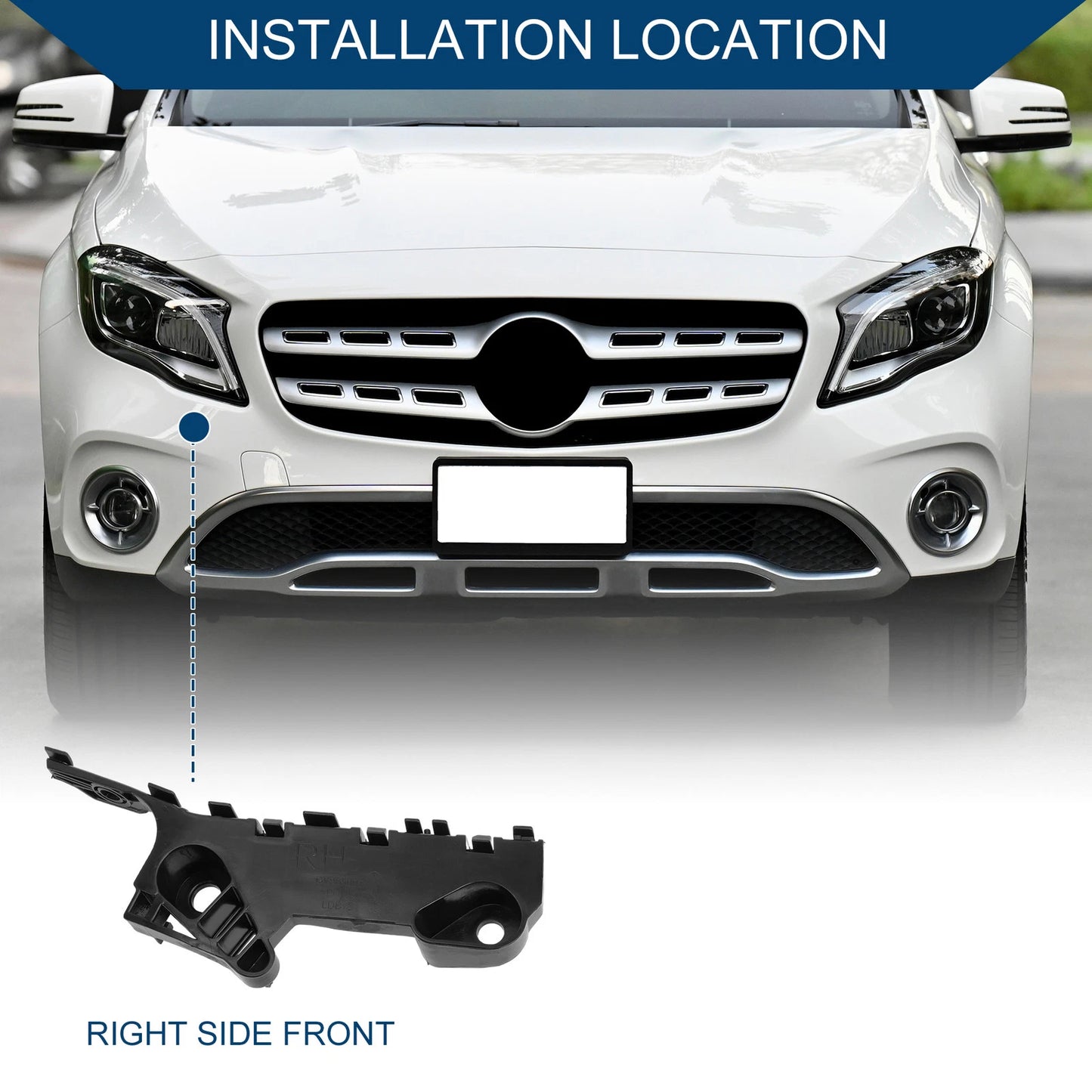Right Front Bumper Support Bracket for Mazda 6 (2014-2020)