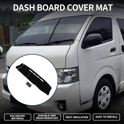 Dash Cover Mat 1 x Set for TOYOTA HIACE (2004–2024)