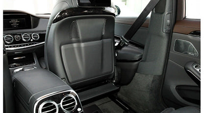 Rear Seatback Storage for Benz S Class W222 S320 S400 (2014-2020) Black Leather