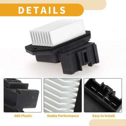 Black HVAC Blower Motor Resistor for Dodge Viper (2015 - 2017)