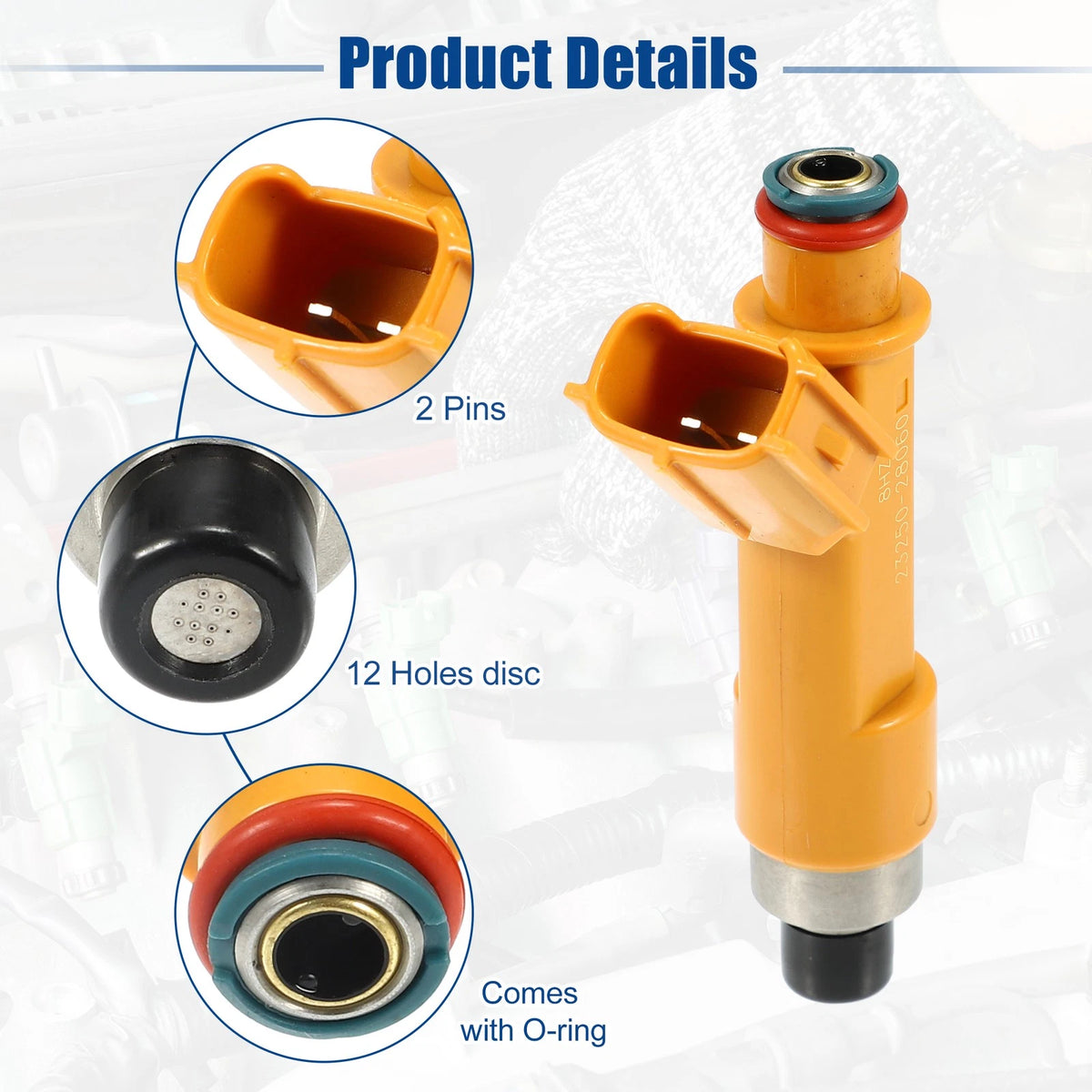 4 x Fuel Injector Nozzle for Toyota Camry 2.4L (2003-2010)