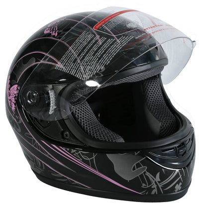Full Face Helmet DOT Flip Up for Motorcycle Size S M L XL