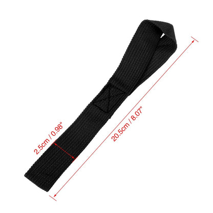 Cargo Belt Loop Tie Down Strap 10PCS Black 2.5 x 20.5cm for Motorcycle