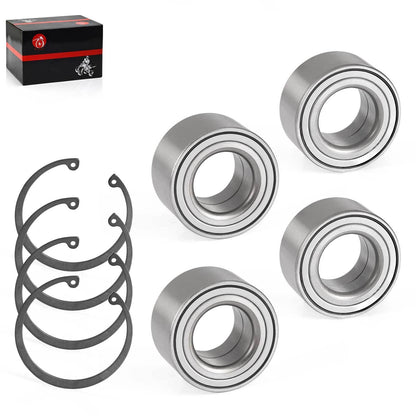 4x Front & Rear Wheel Bearing + Circlip for Kawasaki Teryx KRX 1000(2020–2024)