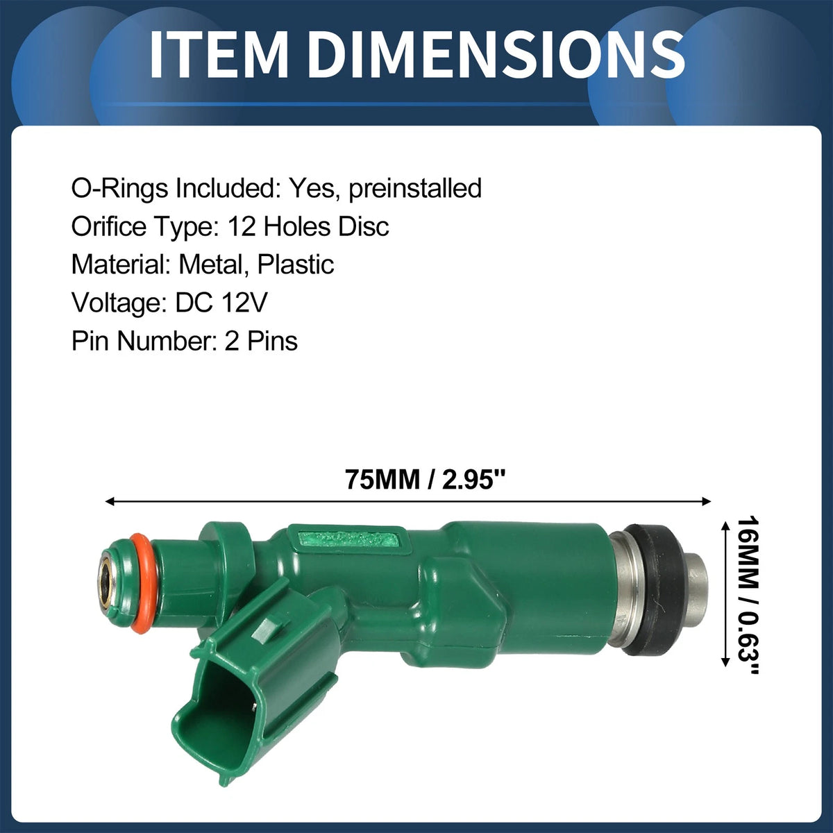 Fuel Injector 4 x for TOYOTA Yaris Hatchback 1.5 (2001-2005)