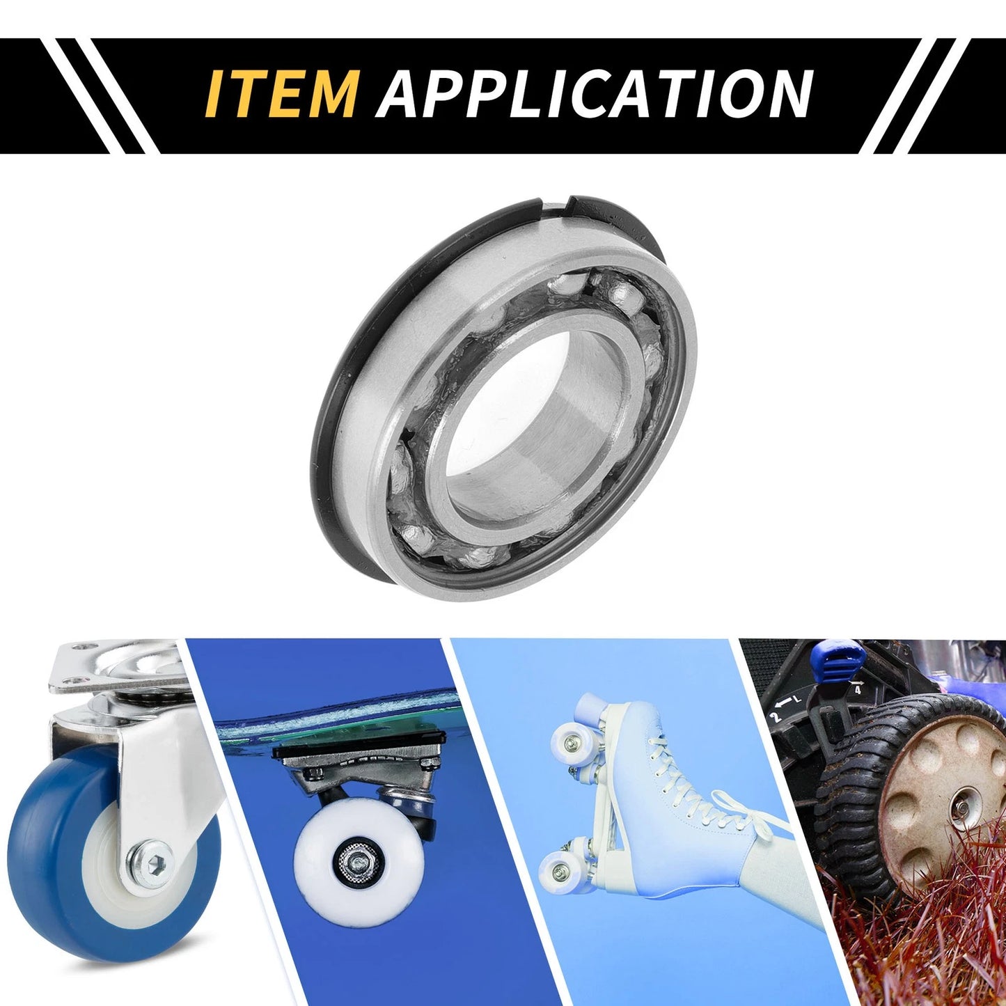 Deep Groove Ball Bearings P5 15x28x7mm for Scooter Skateboard Wheel