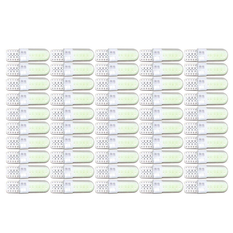 50PC T10 LED License Plate Light Bulbs 6000K for Universal ()