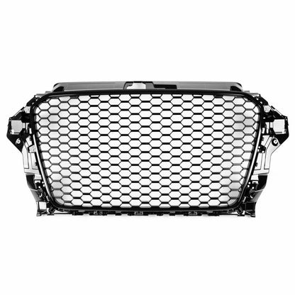 Mesh Front Grille for Audi A3 S3 8V (2013-2020) - Black