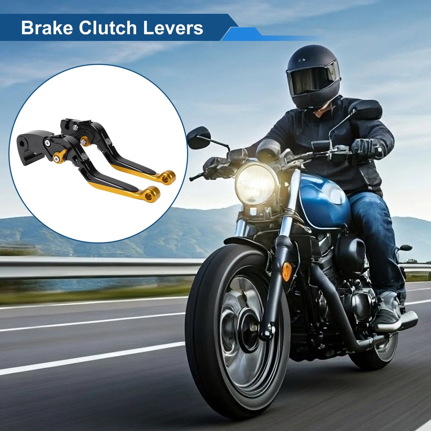 Brake Clutch Levers Adjustable for Yamaha YZF R1