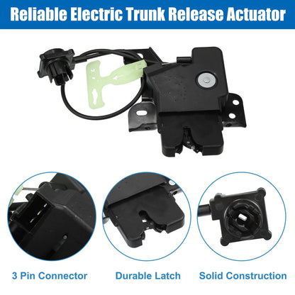 Rear Tailgate Lock Latch Actuator for Ford Crown Victoria (2004-2011) Black