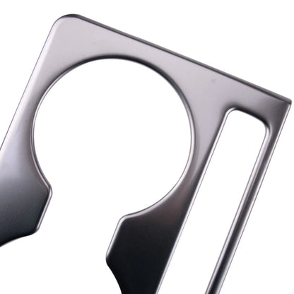 Stainless Rear Seat Cup Holder Cover Trim for Mazda CX-5 (2017-2019)