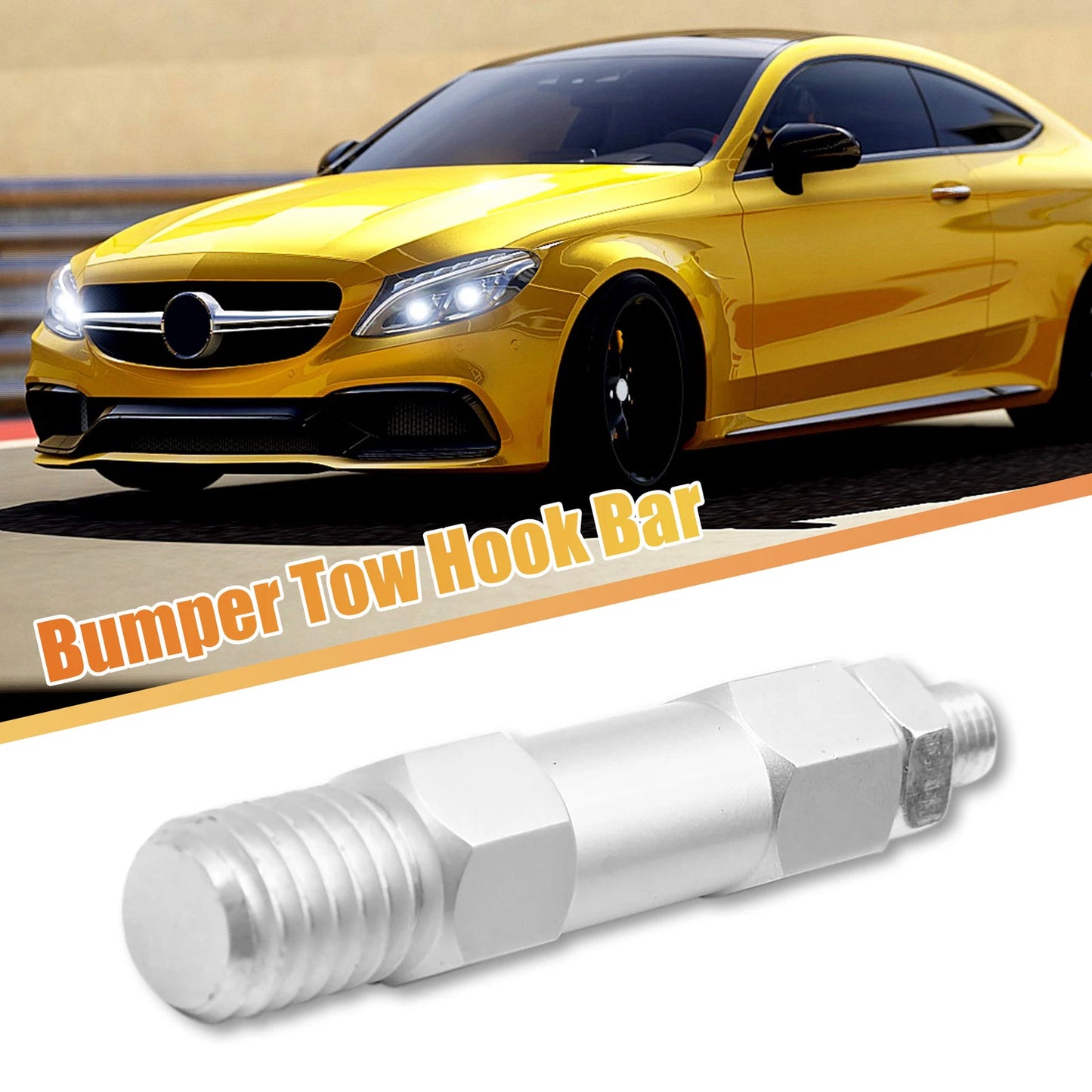 Front Rear Bumper Tow Hook Bar Screw Adapter for BMW F Series (2012-2019)