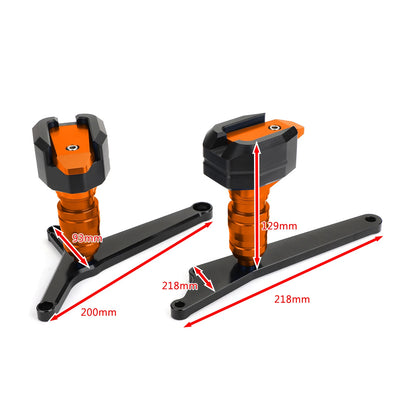 Crash Pads Engine Guard Orange for KTM RC 390 (2014-2018)