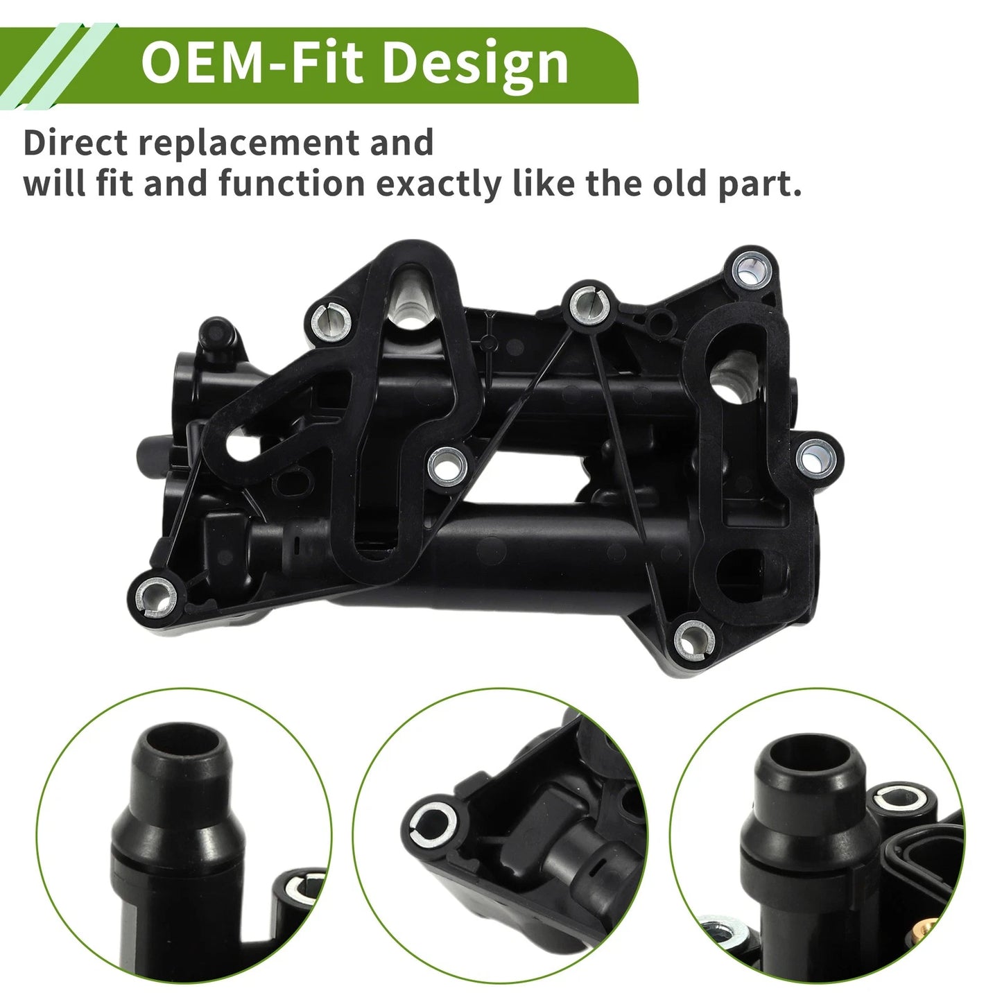 Engine Coolant Thermostat Housing for BMW 328d xDrive (2014-2018)