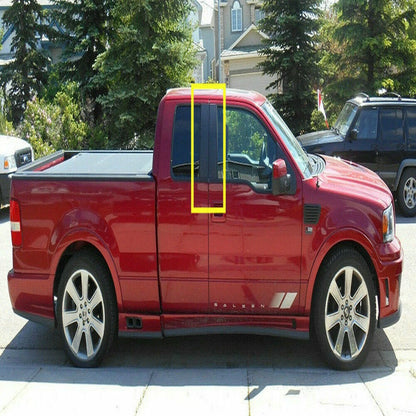 4 x Black Extended Pillar Post Door Trim Covers for Ford F-150 (2004–2014)