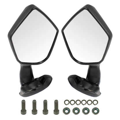 Mirror Set Short Black for Yamaha NMax GPD 125 155 YZF-R3 R3A R25 (2015-2021)