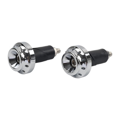 Chrome Motorcycle 7/8'' 1'' Handlebar Grips & End Cap for Make & Model