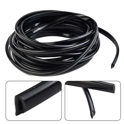 1pc 6M U-Shape Auto Door Moulding Rubber Strip Trim Guard Edge Protector Cover for Car