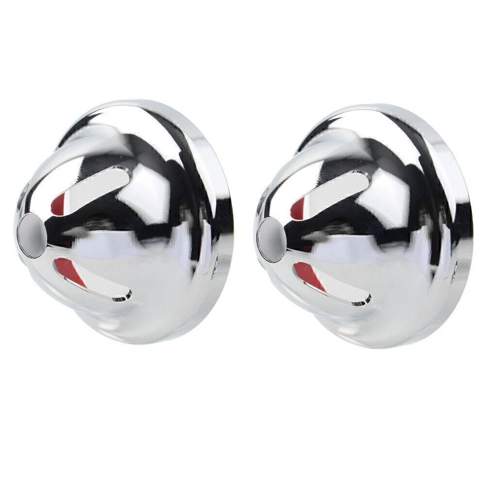Silver Turn Signal Light Covers for T100, Scrambler 900 (2002-2014)