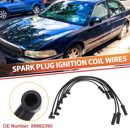 6 x Spark Plug Wire Ignition Coil Cable for Buick LeSabre (1999–2005)