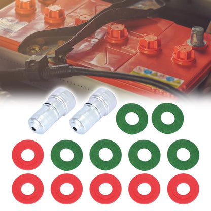 Marine Battery Terminal Washers Protector and Terminal Cleaning Brush for Car