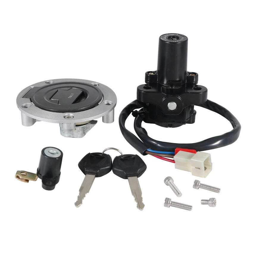Ignition Key Switch & Fuel Tank Cap Set for Yamaha FZ1 FZ1S FZ1N FZ1000 (2006-2015)