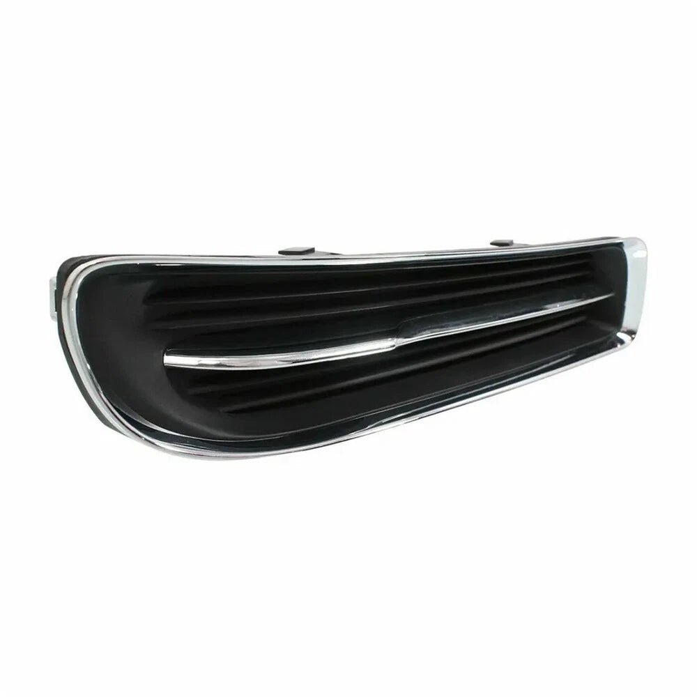 Fog Light Lamp Hole Covers for 2011-14 Chrysler 300 Black Chrome Trim